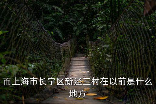 上海市北新涇三村屬于哪個區，上海北新涇屬于哪個地區