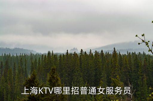 上海KTV哪里招普通女服務員