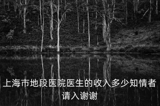 上海市區醫生編制福利，上海醫生工資多少