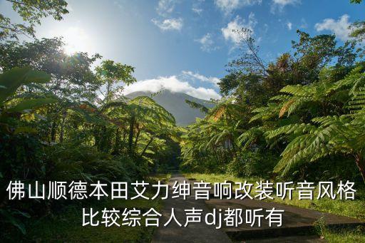廣州本田艾力紳改裝圖片，佛山順德本田艾力紳音響改裝聽音風格比較綜合人聲dj都聽有