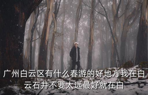 廣州白云區(qū)有什么春游的好地方我在白云石井不要太遠(yuǎn)最好就在白