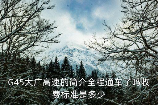 大慶到廣州高速路圖，大廣高速怎么走