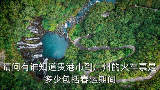 請問有誰知道貴港市到廣州的火車票是多少包括春運期間