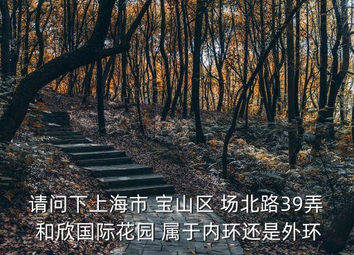 上海市寶山場北路39弄，上海市寶山區場北路39弄和欣花園屬于哪個街道