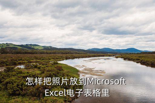 怎樣把照片放到Microsoft Excel電子表格里
