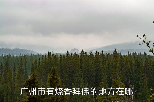廣州市永和鎮(zhèn)寺廟，廣州市有燒香拜佛的地方在哪
