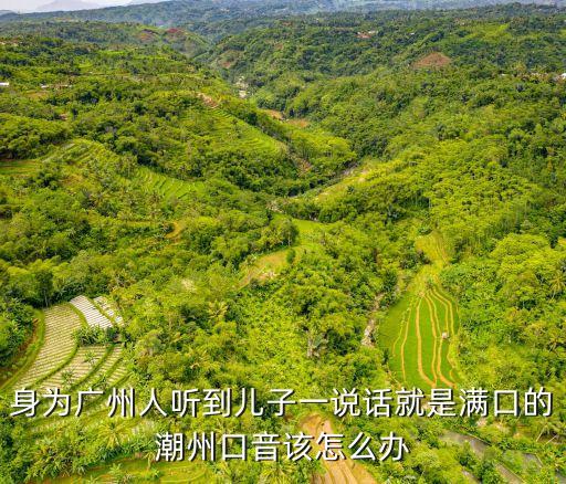 身為廣州人聽到兒子一說話就是滿口的潮州口音該怎么辦