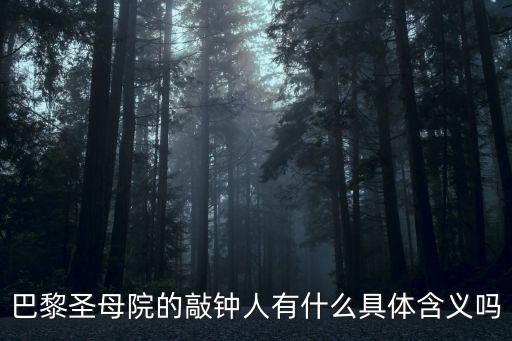 巴黎圣母院敲鐘人，里的敲鐘的人叫什么名字