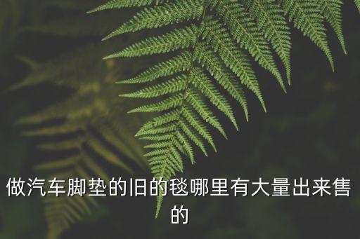 廣州正規舊地毯出售哪家快，做汽車腳墊的舊的毯哪里有大量出來售的