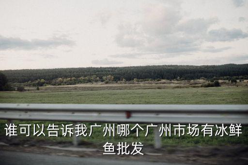 冰鮮魚批發廣州，誰可以告訴我廣州哪個廣州市場有冰鮮魚批發