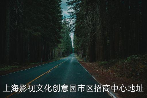 上海影視文化創意園市區招商中心地址