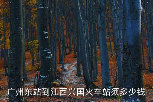 興國到廣州的高鐵票價，興國火車站至廣州火車站一天有幾趟啊價錢是多少