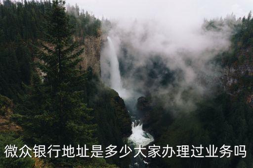 廣州微眾銀行開發區，微眾銀行地址在哪請問是不是真的可以貸款