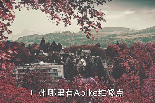 廣州哪里有Abike維修點