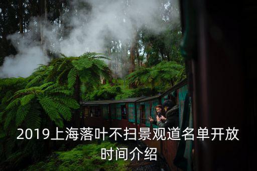 2019上海落葉不掃景觀道名單開放時間介紹