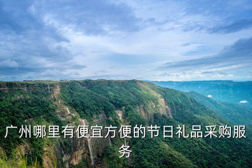 廣州哪里有便宜方便的節日禮品采購服務