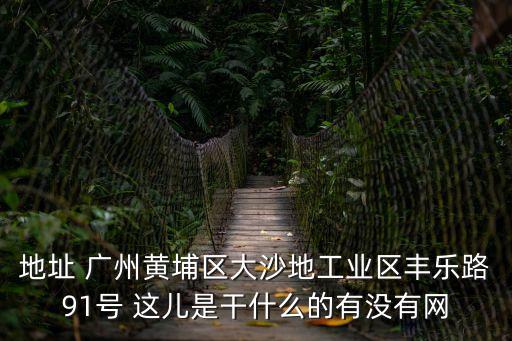 地址 廣州黃埔區大沙地工業區豐樂路91號 這兒是干什么的有沒有網