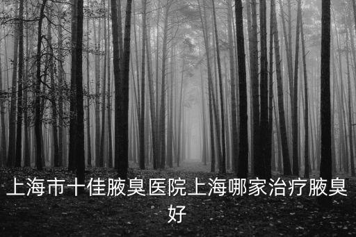 上海市十佳腋臭醫院上海哪家治療腋臭好