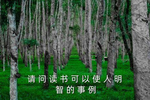 讀書可以明智，讀書能讓人明理嗎