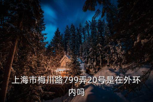 上海市梅川路799弄20號是在外環(huán)內(nèi)嗎