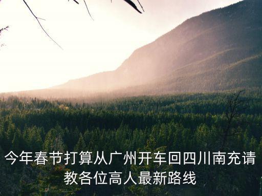廣州到四川南充導航，廣州到南充要多久多少錢