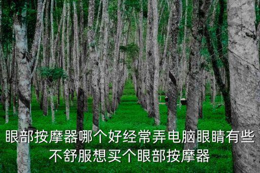 眼部按摩器哪個好經(jīng)常弄電腦眼睛有些不舒服想買個眼部按摩器