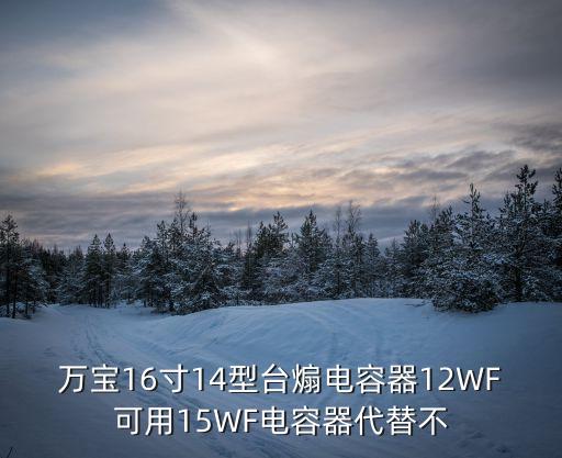 廣州萬寶索寶風扇電容，萬寶鴻運扇的電容是什么參數