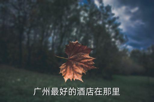廣州五星級酒店排名第一，廣州哪個五星級飯店最好了