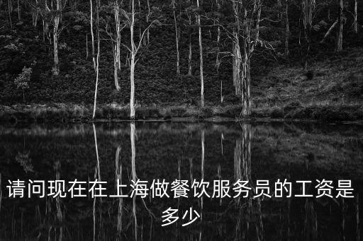 請問現在在上海做餐飲服務員的工資是多少