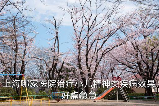 上海市兒童精神衛(wèi)生醫(yī)院，上海哪家醫(yī)院治療小兒精神類疾病效果好點急急