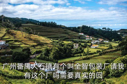 廣州番禺區(qū)大石手袋廠，廣州番禺大石鎮(zhèn)有個叫全智包裝廠請我有這個廠嗎需要真實(shí)的回