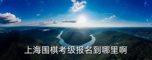 上海市圍棋協會升級賽報名方法，徐家匯哪里可以報名圍棋考級