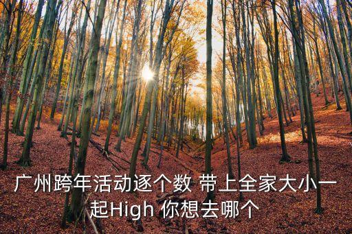 廣州跨年活動逐個數 帶上全家大小一起High 你想去哪個