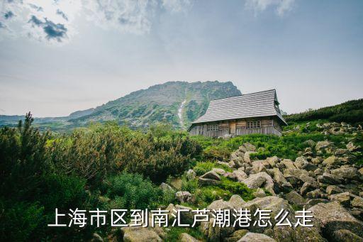 上海市南匯蘆潮港，浦東新區蘆潮港附近地鐵