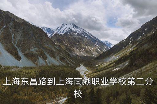 上海東昌路到上海南湖職業(yè)學校第二分校