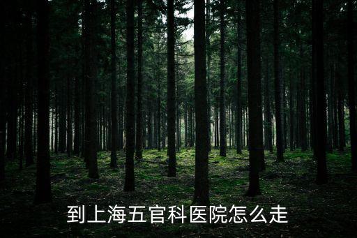 上海市五官科醫(yī)院路線圖，上海市五官科醫(yī)院怎么走