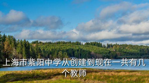 上海市紫陽中學從創建到現在一共有幾個教師