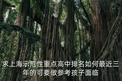 上海市重點(diǎn)高中2019，求上海示范性重點(diǎn)高中排名如何最近三年的可要做參考孩子面臨