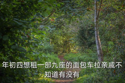 年初四想租一部九座的面包車拉親戚不知道有沒有