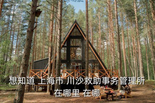 想知道 上海市 川沙救助事務管理所在哪里 在哪