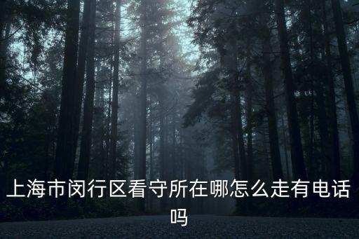 上海市閔行區繼信路145號，上海市閔行區看守所在哪怎么走有電話嗎