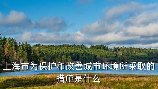 上海市三年行動計劃環(huán)保，上海市為保護和改善城市環(huán)境所采取的措施是什么