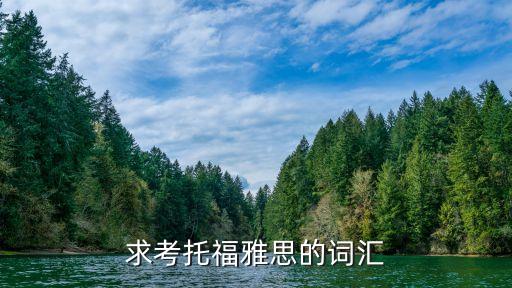 雅思高頻詞匯，最新雅思詞匯
