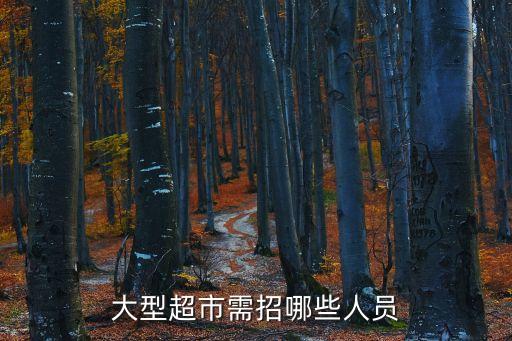 大型超市需招哪些人員