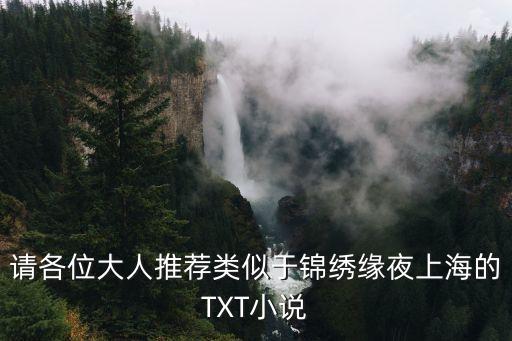 請各位大人推薦類似于錦繡緣夜上海的TXT小說