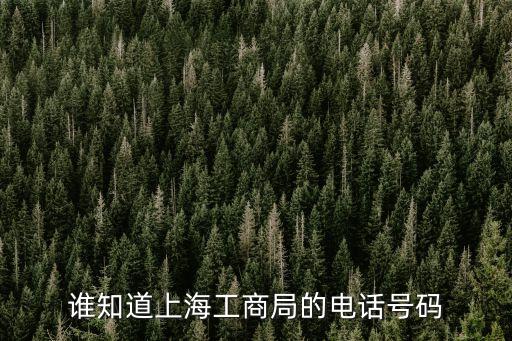 上海市工商局領證電話，上海閔行區工商局在哪里電話多少