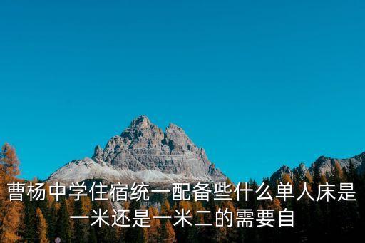 曹楊中學(xué)住宿統(tǒng)一配備些什么單人床是一米還是一米二的需要自