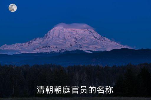 清代官職，清朝有多少個官職