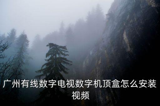廣州有線數(shù)字電視數(shù)字機頂盒怎么安裝 視頻