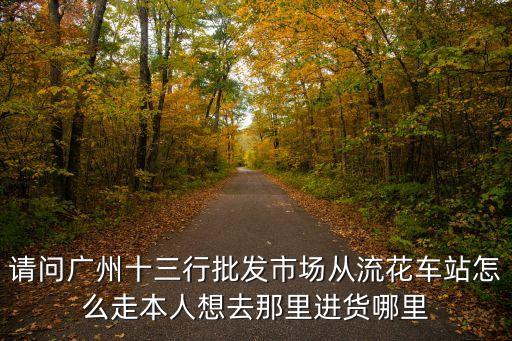請問廣州十三行批發市場從流花車站怎么走本人想去那里進貨哪里